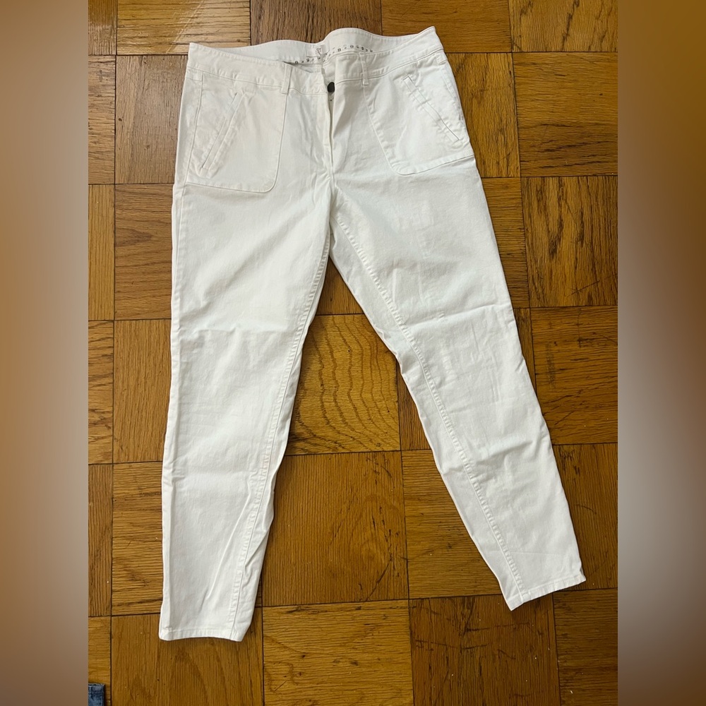 LOFT White Skinny Pants